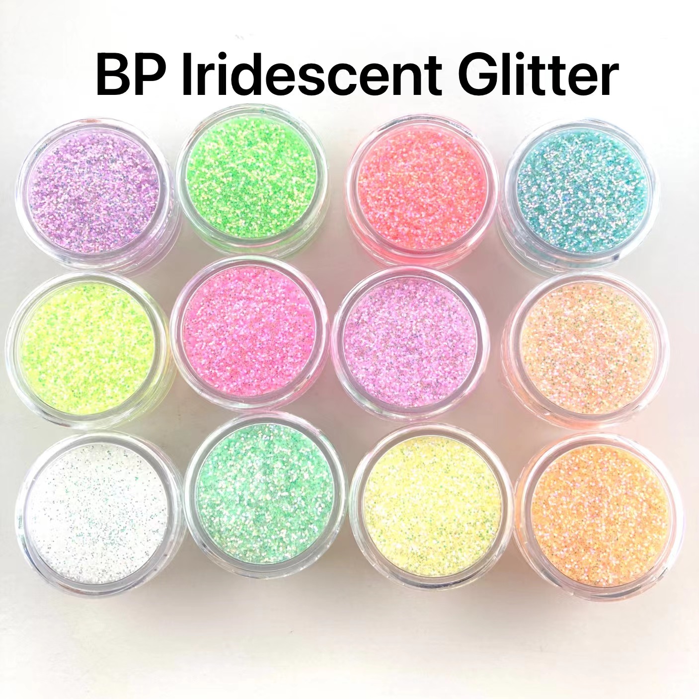 Upgraded Iridescent Neon Rainbow Glitter