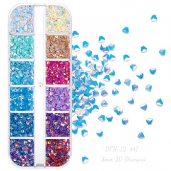 3D Diamond Pearl Fantasy Glitter Sequin