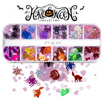 803-810 Classic Holloween Holiday Decoration Glitter Sequin