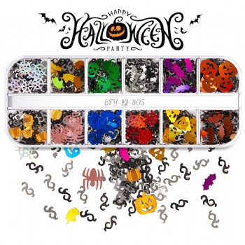 803-810 Classic Holloween Holiday Decoration Glitter Sequin