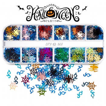 803-810 Classic Holloween Holiday Decoration Glitter Sequin