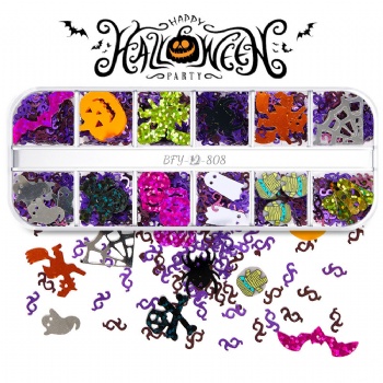 803-810 Classic Holloween Holiday Decoration Glitter Sequin