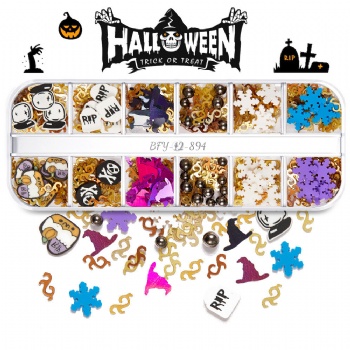 888-894 Classic Holloween Holiday Decoration Glitter Sequin