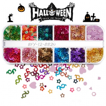 880-895 Classic Holloween Holiday Decoration Glitter Sequin