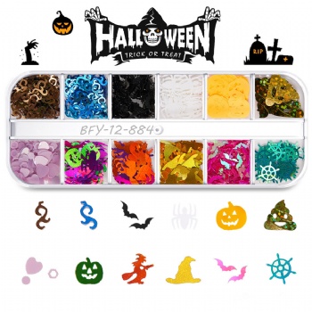 880-895 Classic Holloween Holiday Decoration Glitter Sequin