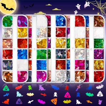 Fashion Holloween Holiday Decoration Glitter Sequin