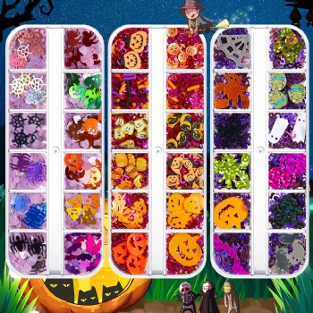 Summary Holloween Holiday Decoration Glitter Sequin