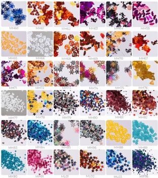 Summary Holloween Holiday Decoration Glitter Sequin