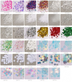 Catalogue Holloween Holiday Decoration Glitter Sequin