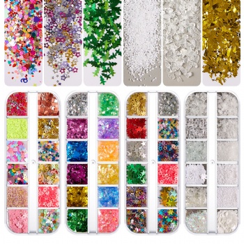 Mixed Summary Christmas Holiday Decoration Glitter Sequin