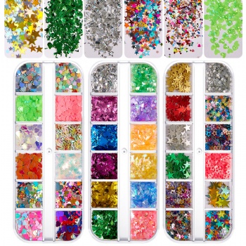 Mixed Summary Christmas Holiday Decoration Glitter Sequin