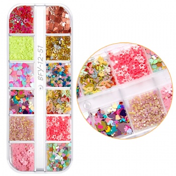 51,53,50,60 Hot Sale Christmas Holiday Decoration Glitter Sequin