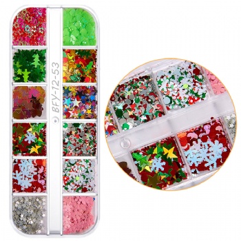 51,53,50,60 Hot Sale Christmas Holiday Decoration Glitter Sequin