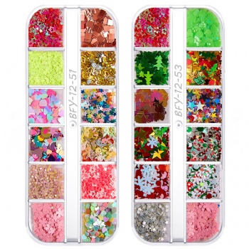 51,53,50,60 Hot Sale Christmas Holiday Decoration Glitter Sequin