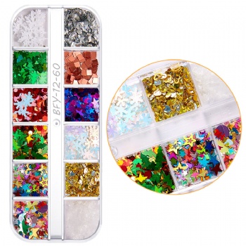 51,53,50,60 Hot Sale Christmas Holiday Decoration Glitter Sequin