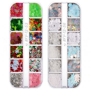 52,53,55,56 Best Seller Christmas Holiday Decoration Glitter Sequin