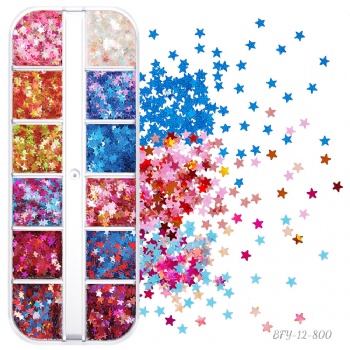 2023 Hot sale Seller Neon Mix sizes Mix Shapes Glitter Sequin