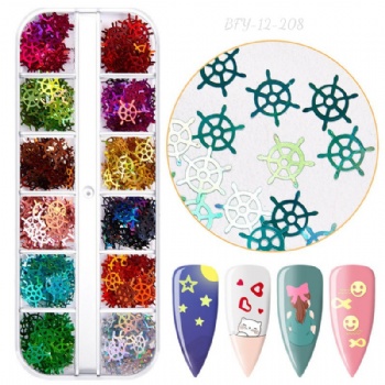 Private Label Holographic Laser Mix sizes Mix Shapes Glitter Sequin