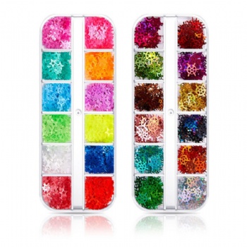 Customized Factory Supply Holographic Laser Mix sizes Mix Shapes Glitter Sequin