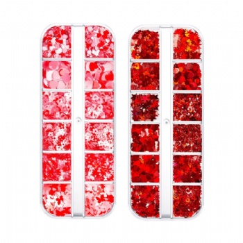 2024 Fashion Love Sweetie Holiday Decoration Glitter Sequin