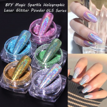 12GLS Super Sparkle Holographic Laser Glitter Powder