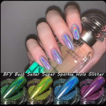 12GLS Super Sparkle Holographic Laser Glitter Powder