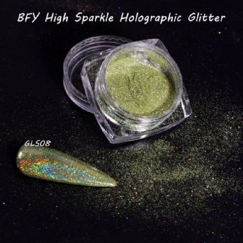 Wholesale Private Label 12 GLS Super Sparkle Holographic Laser Glitter Powder