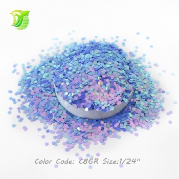 Beautiful C82R-88R Pearl Rainbow Iridescent Glitter Powder