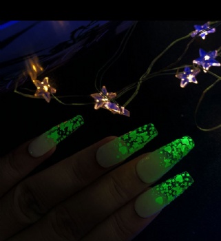 Factory Supply Glow In Dark Mix sizes Mix Shapes Glitter Sequin