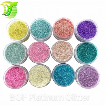 BGF Super Sparkle Platinum Glitter Powder