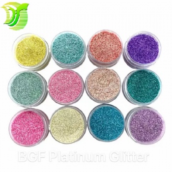 BGF Super Sparkle Platinum Glitter Powder