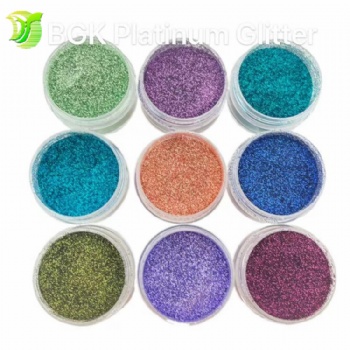 BGK-9 Super Sparkle Platinum Glitter Powder