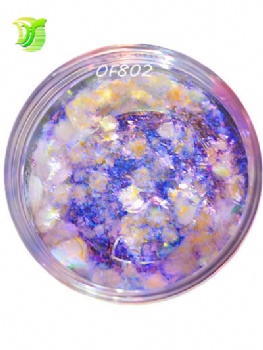 OF 6Color Code Opal Chameleon Flakes