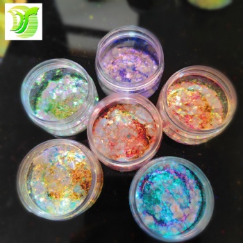 OF 6Color Code Opal Chameleon Flakes