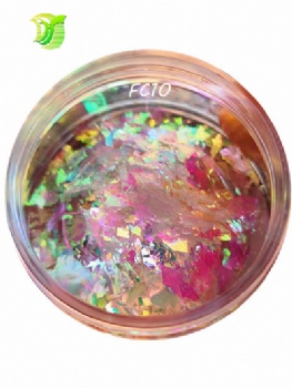 Free Sample FC 12Color Code Auroral Opal Chameleon Flakes