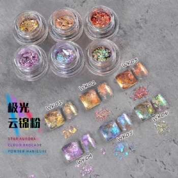 Top Sale WK 25Color Code Auroral Opal Chameleon Flakes