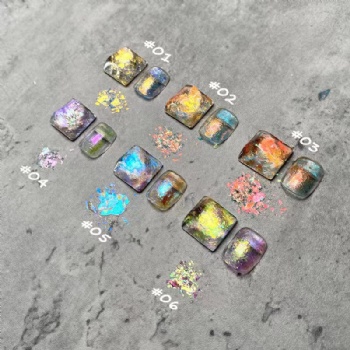 Top Sale WK 25Color Code Auroral Opal Chameleon Flakes