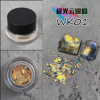 Top Sale WK 25Color Code Auroral Opal Chameleon Flakes