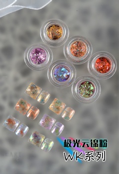 Top Sale WK 25Color Code Auroral Opal Chameleon Flakes