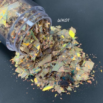 Fast Delivery WK 25Color Code Auroral Opal Chameleon Flakes