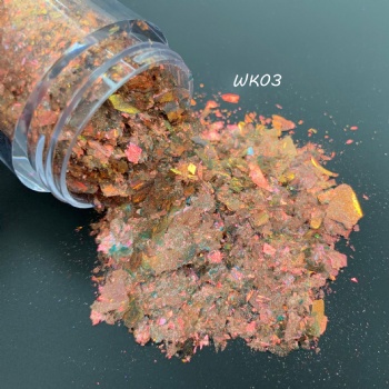 Fast Delivery WK 25Color Code Auroral Opal Chameleon Flakes