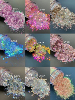 Fast Delivery WK 25Color Code Auroral Opal Chameleon Flakes