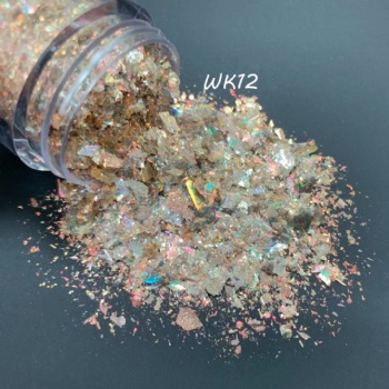 Free Sample WK 25Color Code Auroral Opal Chameleon Flakes