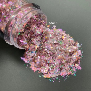 Free Sample WK 25Color Code Auroral Opal Chameleon Flakes