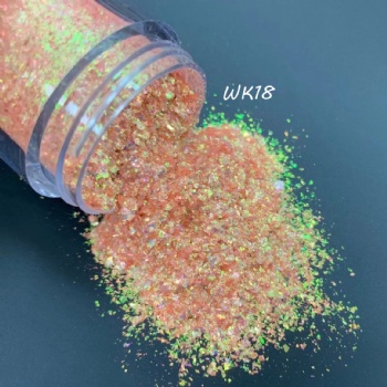 Customized LOGO available Super Sparkle WK 25Color Code Auroral Opal Chameleon Flakes