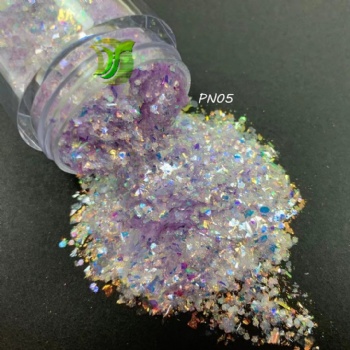 Stock Supply Super Sparkle PN 12 Color Code Auroral Opal Chameleon Flakes