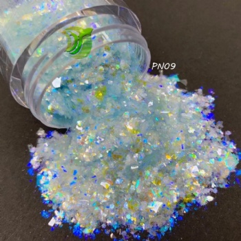 Irregular Iridescent MultiChrome PN 12 Color Code Auroral Opal Chameleon Flakes