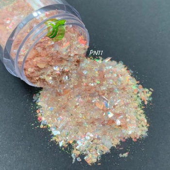 Irregular Iridescent MultiChrome PN 12 Color Code Auroral Opal Chameleon Flakes