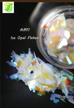 Ice Opal Chunky Iridescent AM 12 Color Code Auroral Opal Chameleon Flakes