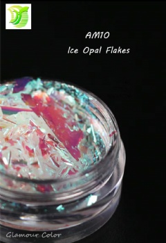 Ice Opal Chunky Iridescent AM 12 Color Code Auroral Opal Chameleon Flakes